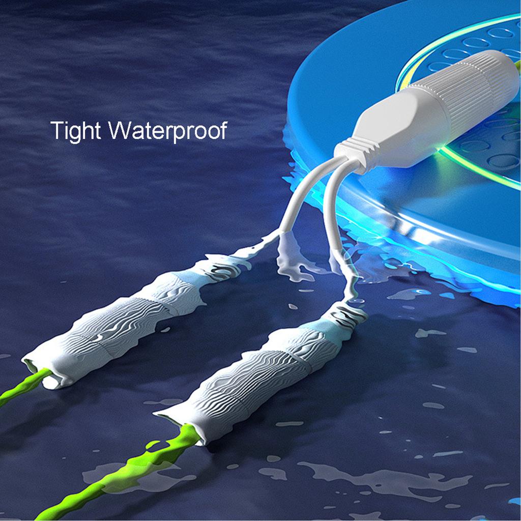 Водонепроницаемый PoE-объединитель-сплиттер-адаптер Ethernet-сплиттер Адаптер от 1 до 2 Одновременный онлайн-сепаратор Материал АБС-пластик