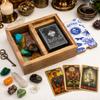Two Section Tarot Box with Card Holder