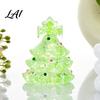Stress Relieving Fidget Gadgets Christmas Tree Ball Soft TPR Squeeze Toy for Relief Glow Fun Novelty Gifts Kids in Dark Hand Sensory Toy