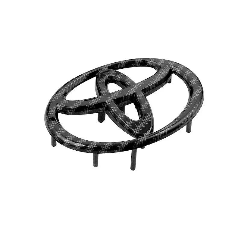 1PC 6.5x4.5cm Buckle Car Steering Wheel Emblem Decals Badge For 5EHG Camry Corolla CHR Rav4 Vios Crown Highlander Tundra Levin JHE3
