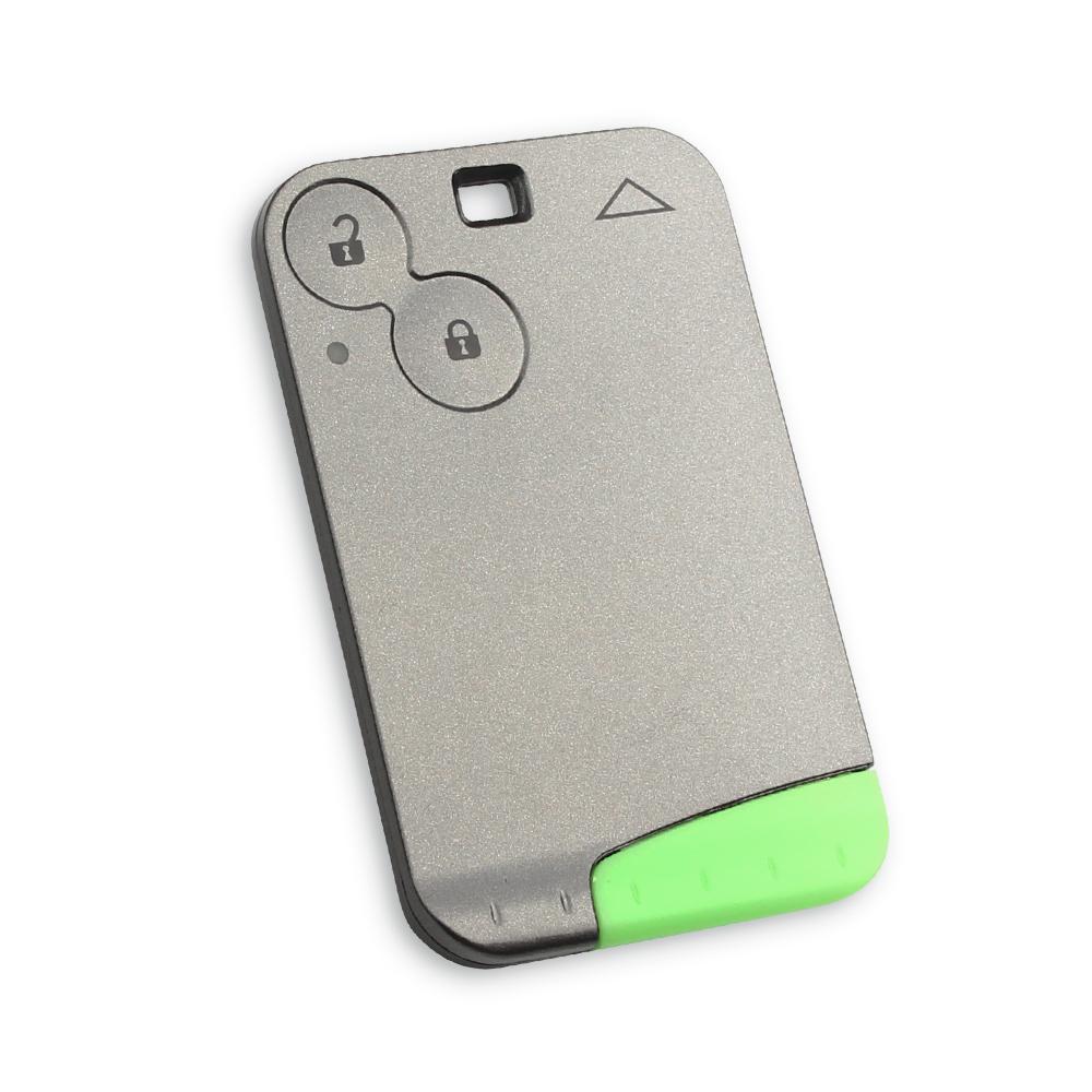 KEYYOU New Replacement 2 Button Remote Key Card Shell Case Smart Card Key Case For RENAULT Laguna