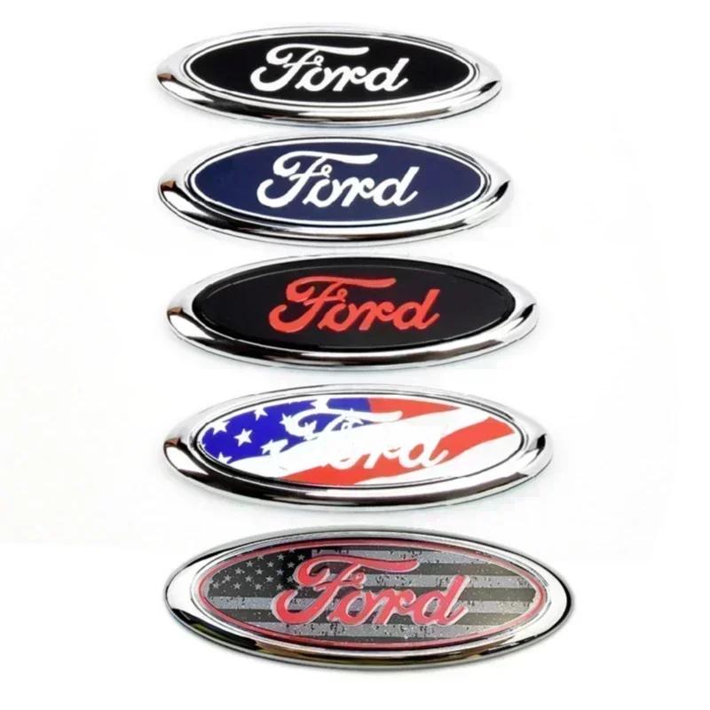 TQ0125x6CM ABS Auto Body Emblem Badge Stickers for Ford Fiesta Ranger Focus Fusion Escape Transit Mondeo Edge Ecosport