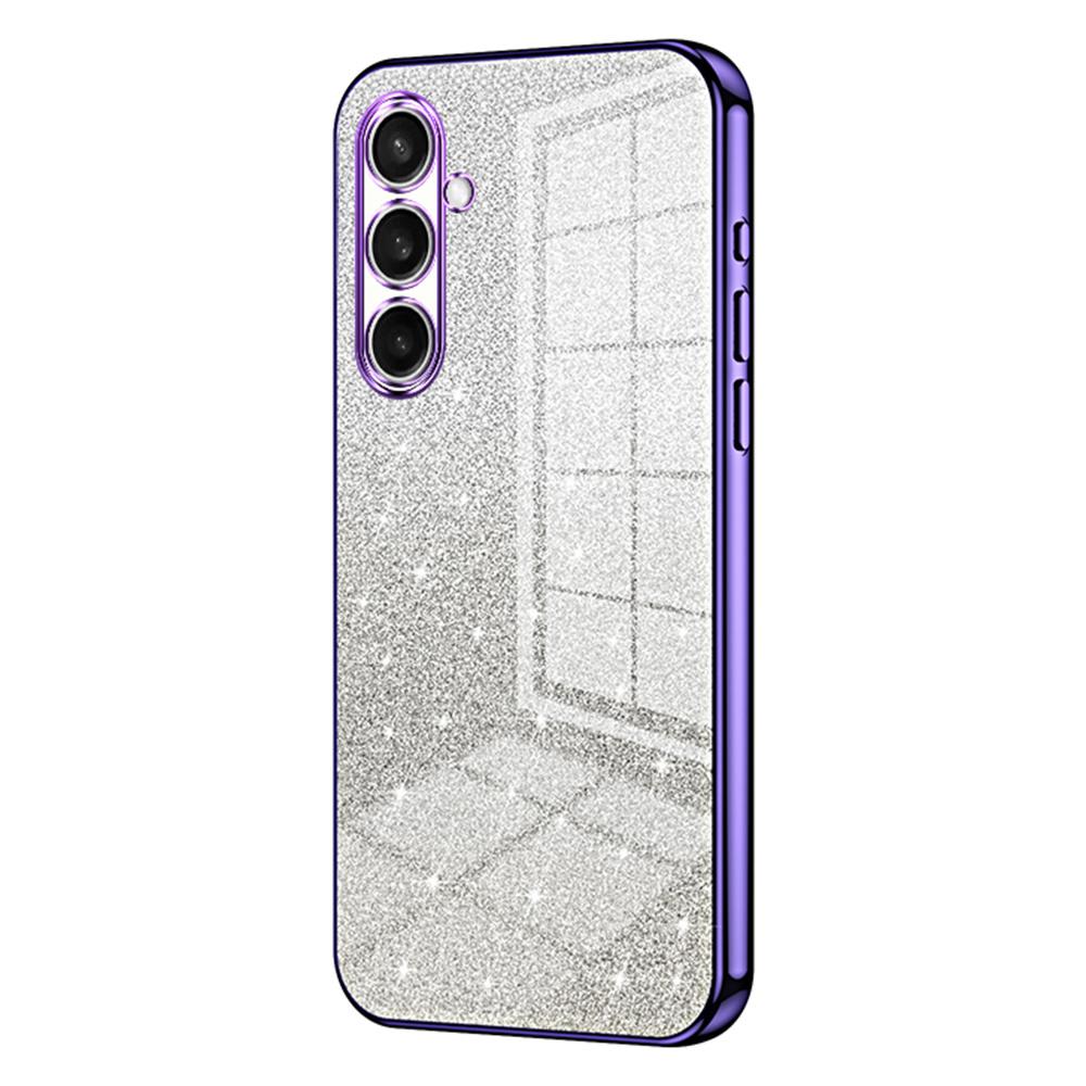 For Samsung Galaxy A55 5G Case Electroplating Gradient Glitter TPU Phone Cover