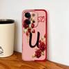 Чехол для телефона Redmi 15C 4G 5G Цветы Имя Буквы Мягкий Жидкий Силикон Чехол с Полной Защитой Для Redmi 15 C Ударопрочный Корпус