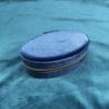 Oval Shape Oval Velvet Jewelry Box Portable Ring Earring Necklace Box  Gift for Women