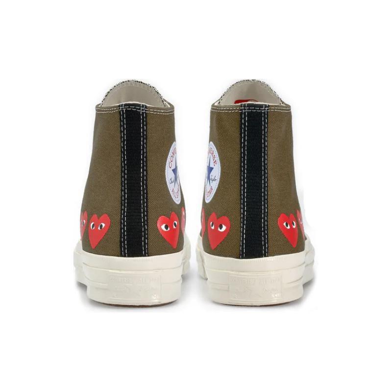 Кеды Chuck 70 Comme des Garcons Play x Chuck 70 Converse Hi Top 'Multi Heart' 162973C