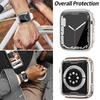 Защитный чехол для Apple Watch 44 мм 40 мм 45 мм 41 мм 42 мм 38 мм TPU Прозрачный защитный корпус iWatch Series 9 8 7 6 5 3 SE Чехол