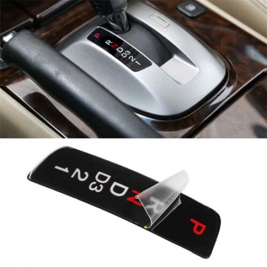 1x Gear Shifter Panel Sticker Selector P/R/N/D/D3/2/1 For Honda Accord 2008-2013