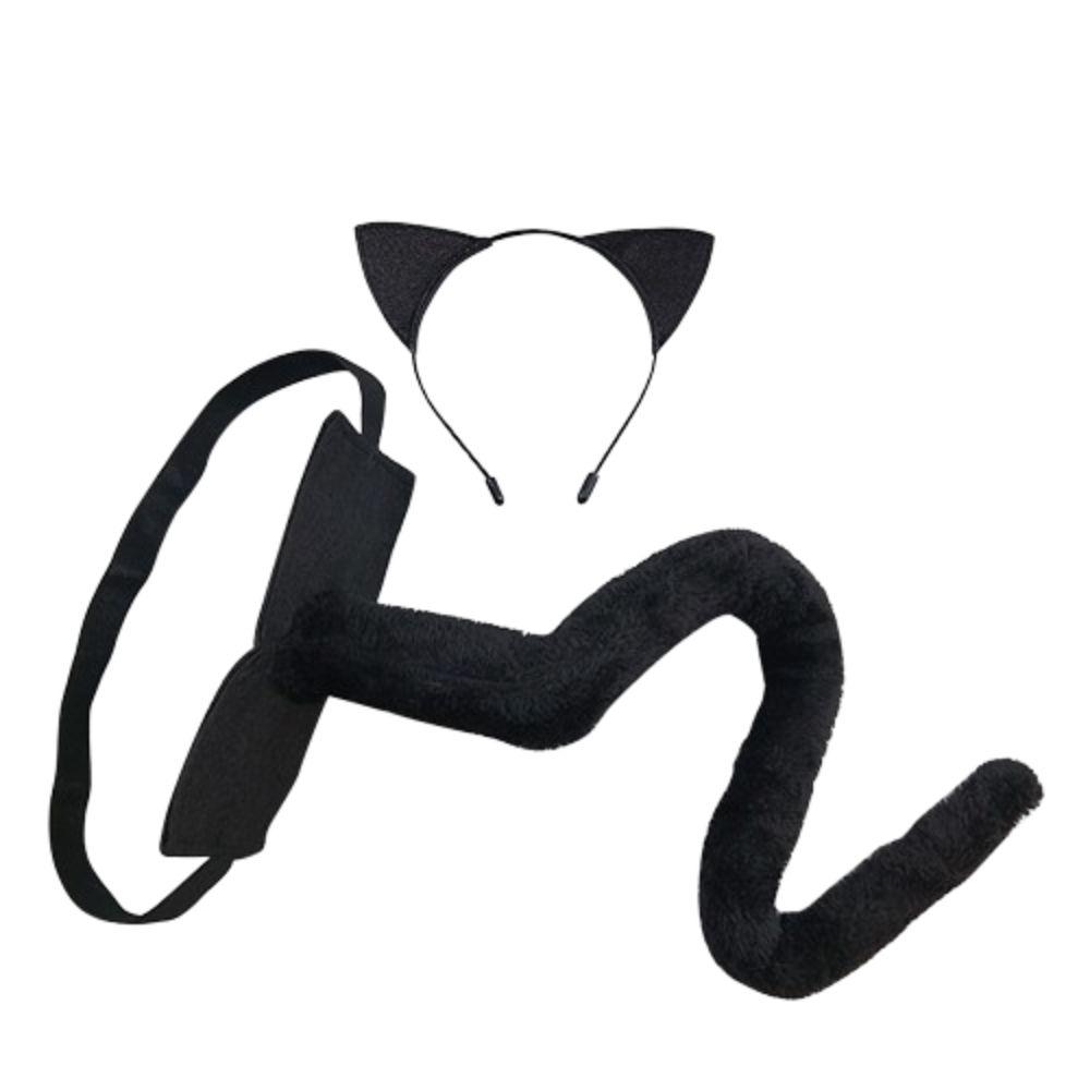 Ears Headband Cat Costume Set Lace Choker Cat Costume Accessories Party Accessories