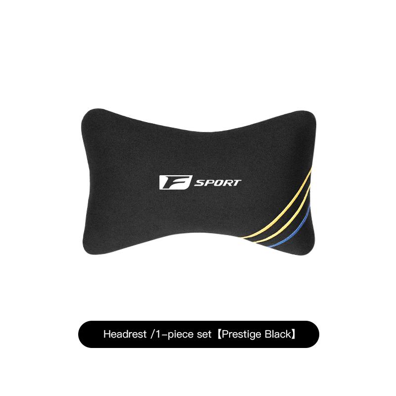Keychain Suede Car Seat Headrest Lumbar Pillow For Lexus Fsport RX330 IS250 Ct200h ES300h RX350 IS300h Car Interior Head Aupport