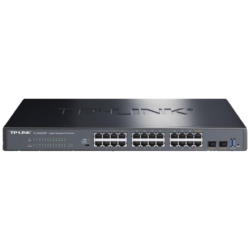 TP-LINK TL-SG2226PE 24-Port Gigabit Web-Managed PoE+ Switch