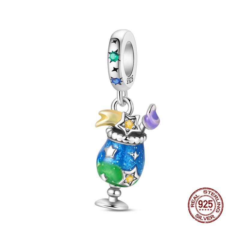 New In Original Charms Copper Party-Themed Food Models Charms Beads Fit 3Mm Original Bracelets Womens Diy Fine Jewelry Gifts