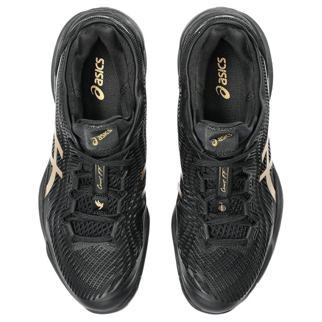 Asics Мужские кроссовки Court FF 3 Novak Night Energy Pack Черный Призма-Золотой 1041A527-960