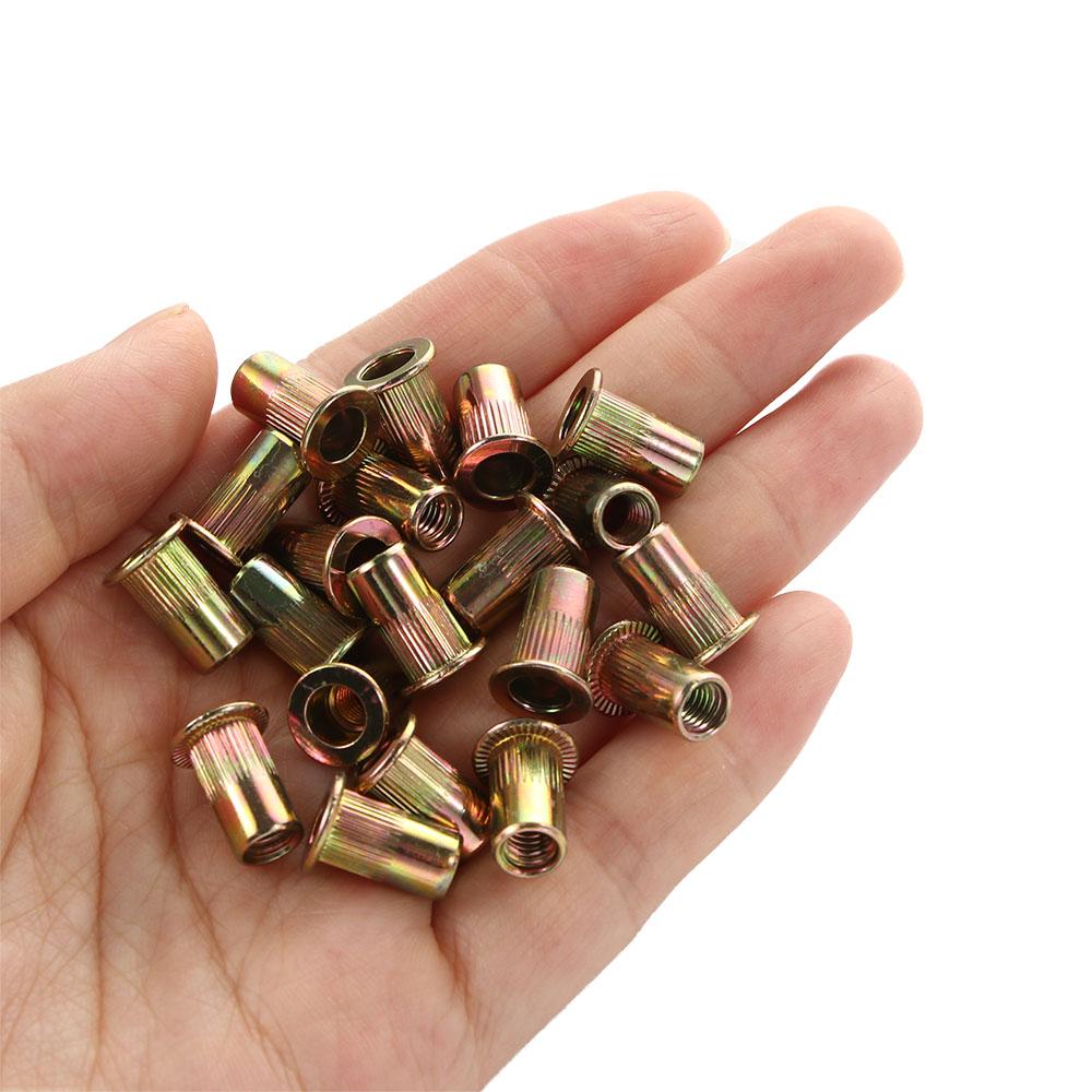 M3-M10 Home Improvement Reveting Cap Insert Nutsert Hardware Flat Head Nuts Fastener Rivet Nuts