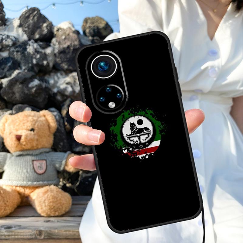 Chechnya Flag Chechen Wolf Case For Honor Magic 6 Pro 90 70 50 Magic 5 Lite X6 X7 X8 X9 X6a X7a X8a X9a X8b X9b Cover