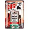 Nostalgic-Art Route 66 Gas Station Tin Sign - 20% Off Vintage Decor, USA Fan Gift