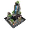 Смола настольный фонтан крытый водопад фонтан настольный рокарий Decoratops с распылителем для дома