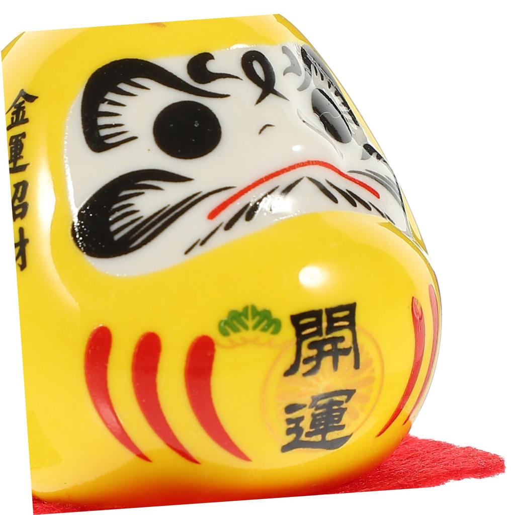 BESTOYARD Дарума Дарума Фигурка манящая кошка Интерьер Талисман на удачу Японский стиль Украшение для входа Подарок на Новый год Керамическое ремесло Интерьер автомобиля