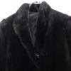 SAGA MINK Норка Мех Шуба 13 черный Полупальто Женщины Б/у