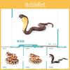 Exquisite Pvc Snake Figurines Decorative Rattlesnake And Cobra Models For Stylish Displays