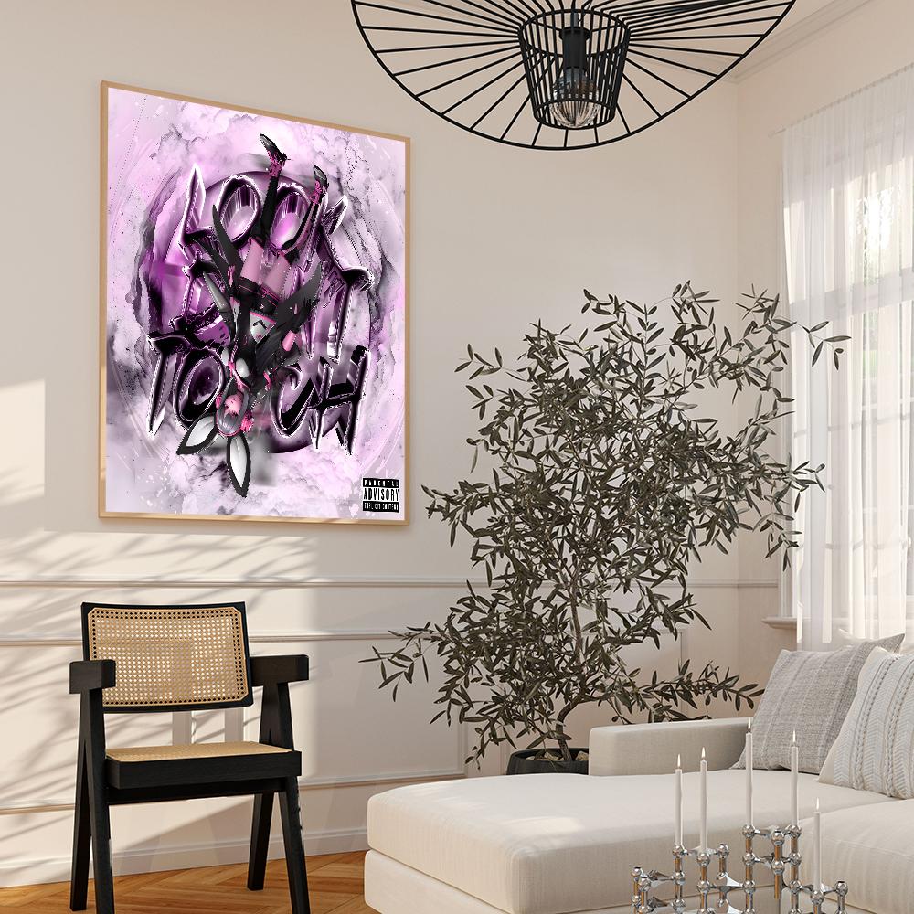 Рэпер O-Odetari Классические винтажные постеры Белая книга Печать постеров Художественное произведение Kawaii Декор комнаты