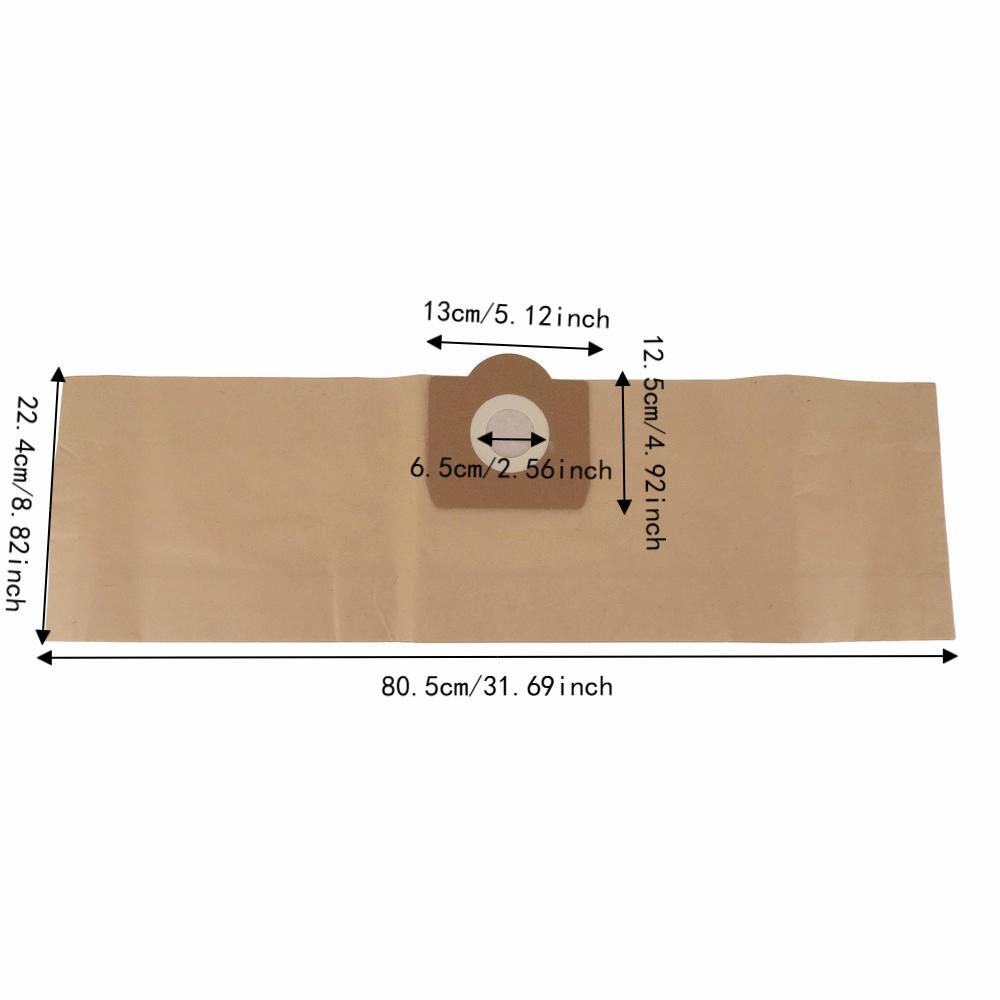 5PCS Non Woven Fabric Paper Robot Vacuum Dust Bag for Karcher WD3 MV3 6.959-130 Filter Replacement