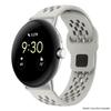 Дышащий спортивный силиконовый ремешок для Google Pixel Watch 4 3 45мм 41мм, сменный мягкий браслет для Pixel 2 1 41мм умных часов