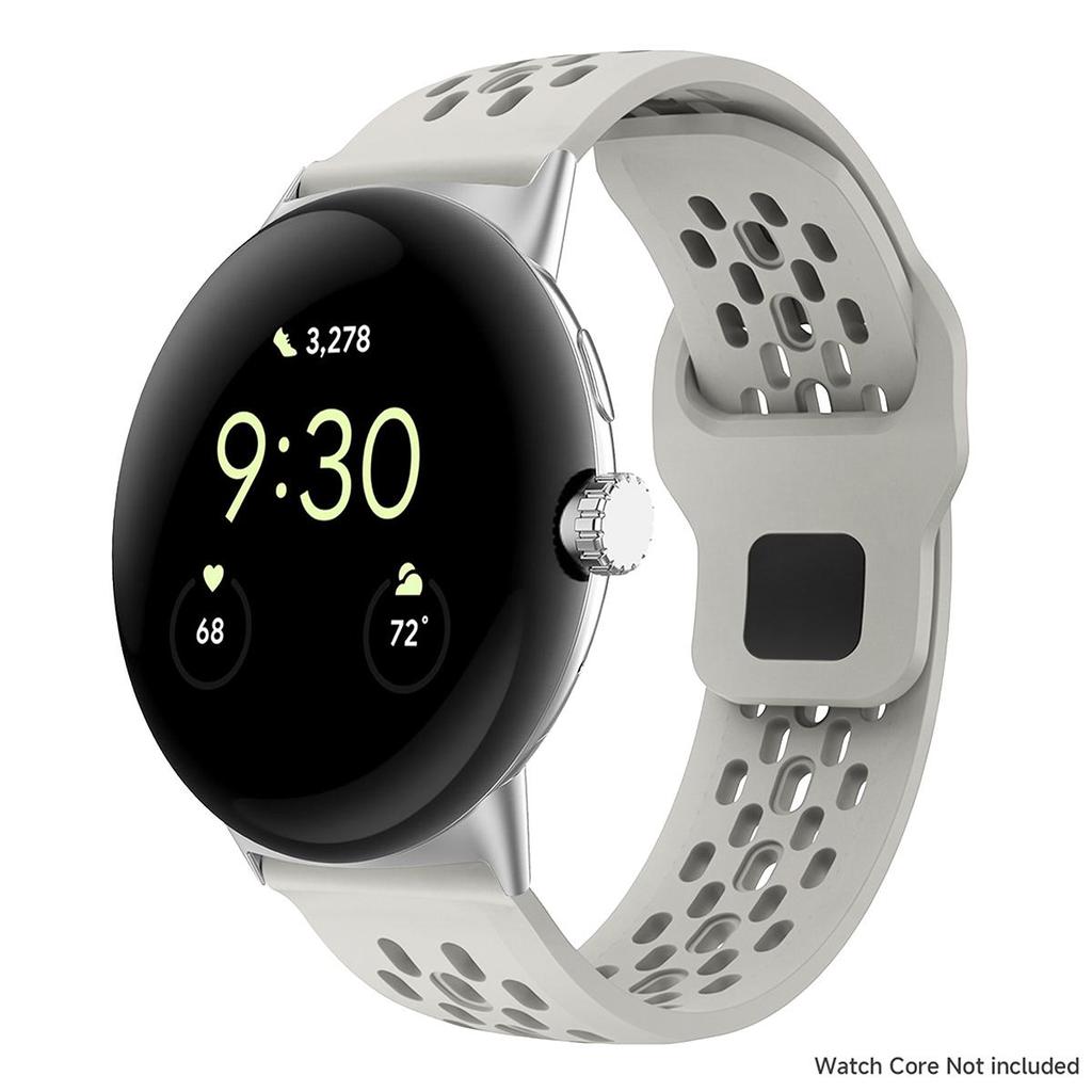 Дышащий спортивный силиконовый ремешок для Google Pixel Watch 4 3 45мм 41мм, сменный мягкий браслет для Pixel 2 1 41мм умных часов