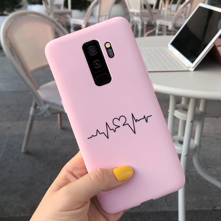 Чехол для Samsung Galaxy S9 Plus S9+ G965F Милый Конфетный Расписной Fundas Матовый Чехол для Samsung S9 S9+ S 9 Plus Чехол для Телефона Мягкие Сумки
