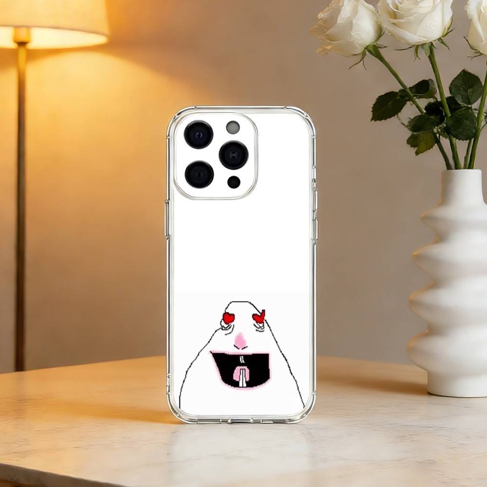 HAMSTER CAVEMAN Phone Case For iPhone 17 16 15 14 13 12 11 Mini Pro Max Plus Transparent Cover