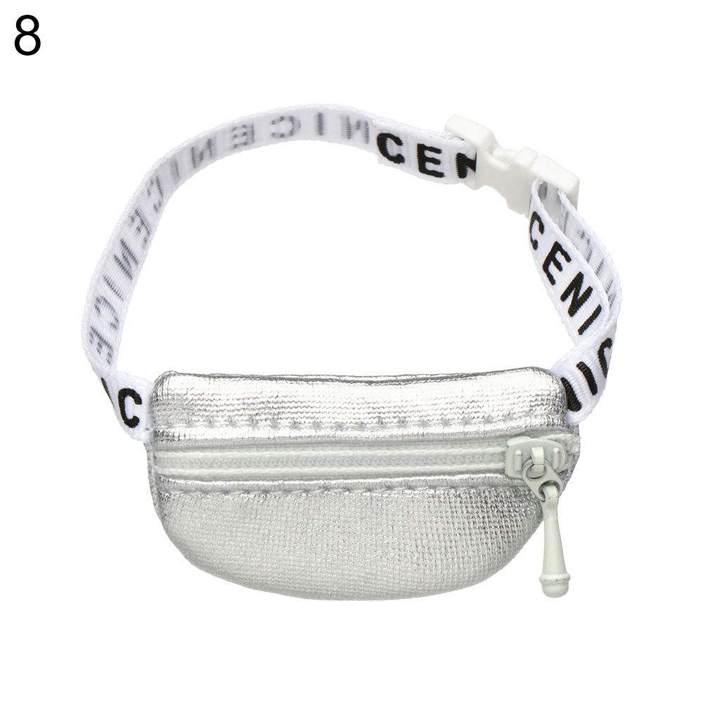 New Accessories 1/6 1/8 1/12 Doll Accessories PU Leather Bag Vest Cloth Bag Dolls Backpack