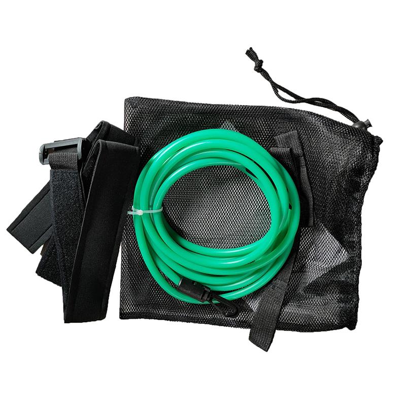 Регулируемое сопротивление для тренировок в плавании, ремень безопасности для плавания, эластичная веревочная лента, 3/4 м