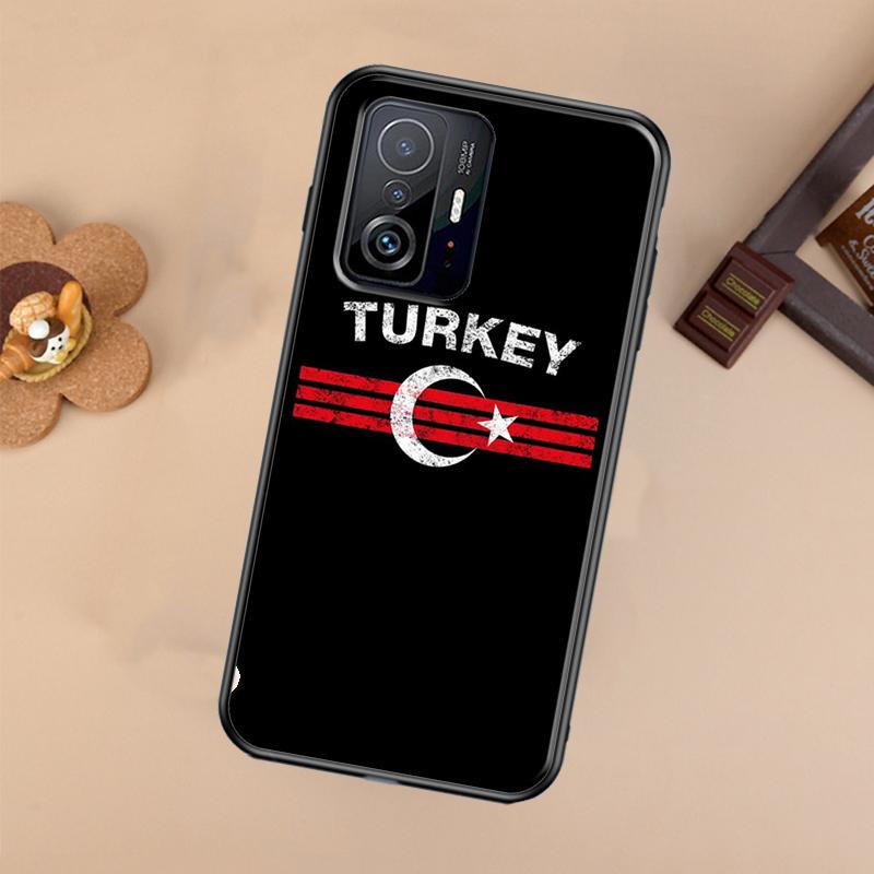 Turkey Flag Case For Xiaomi POCO X7 X6 Pro X3 X5 M6 F3 F5 F6 Pro 11T 12T 13T 14T Pro 13 14 Ultra Cover