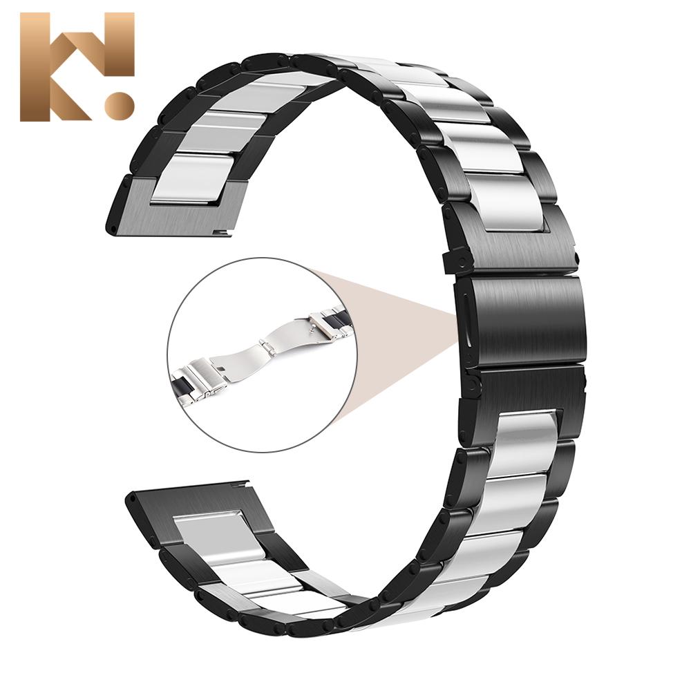Keepwin Universal China Manufacturer Metal Solid 304 Stainless Steel 28mm Watch Strap Band for Samsung Galaxy Watch S2 S4