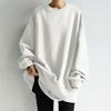 Осенне-зимний темпераментный корейский женский пуловер с круглым вырезом, свободная женская толстовка