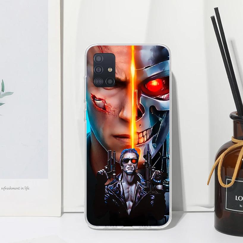 Arnold Schwarzenegger Terminator Phone Case For Samsung Galaxy A52 A42 A32 A22 A12 A02S A72 A51 A50S A41 A31 A21S A71 A40 A30S A