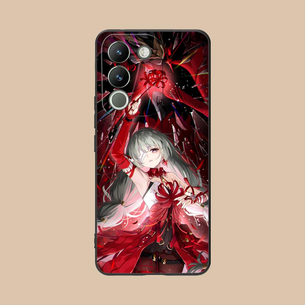 Чехол для телефона Phrolova из Wuthering Waves для VIVO Y77 76 75 74 73 72 58 56 55 51 50 38 36 Y19 Y18 Y03 Y01 5G Цветной печатный чехол