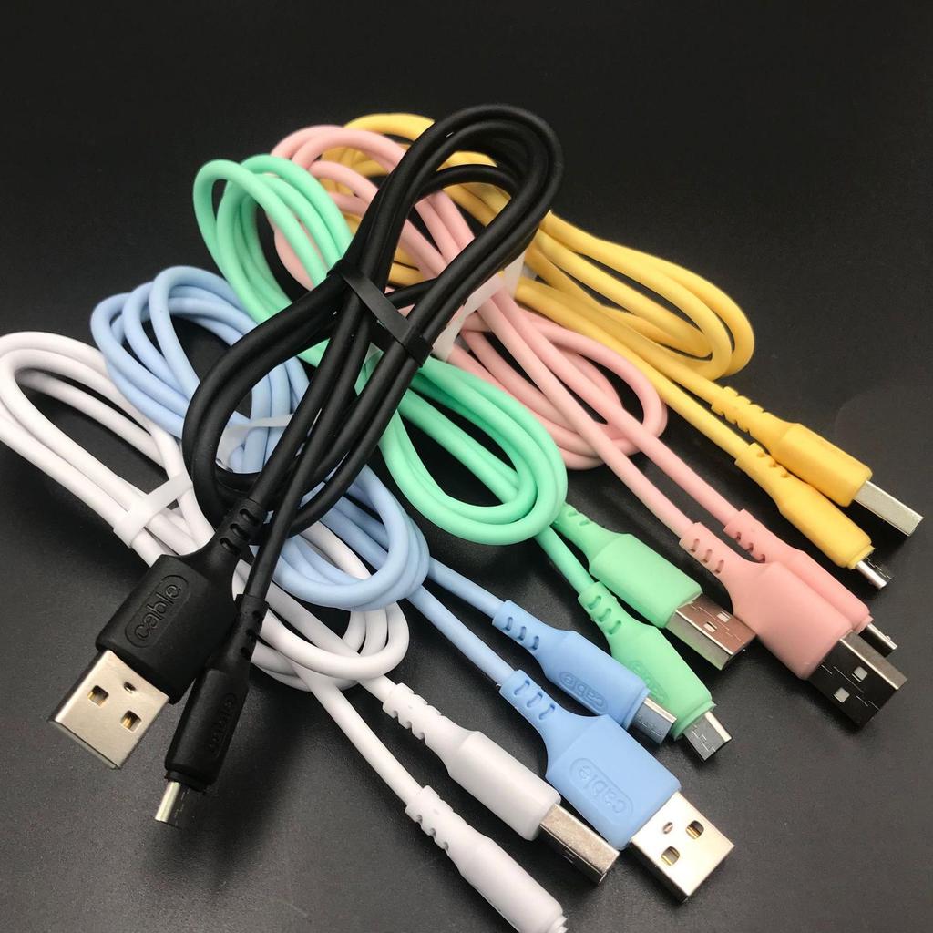 Кабель для быстрой зарядки в стиле макарон: Совместимость с Micro USB, Type-C и iPhone