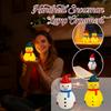 Christmas Snowman Lamp Led Illuminated Decoration Party Decoration Ambient Light Portable Night Light Small Ornament