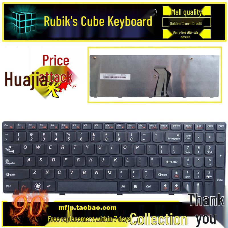 Совместимая клавиатура для моделей Lenovo: B590, G510, Z570, Z575, V570, B575, Z560, Z565, B580, Z585