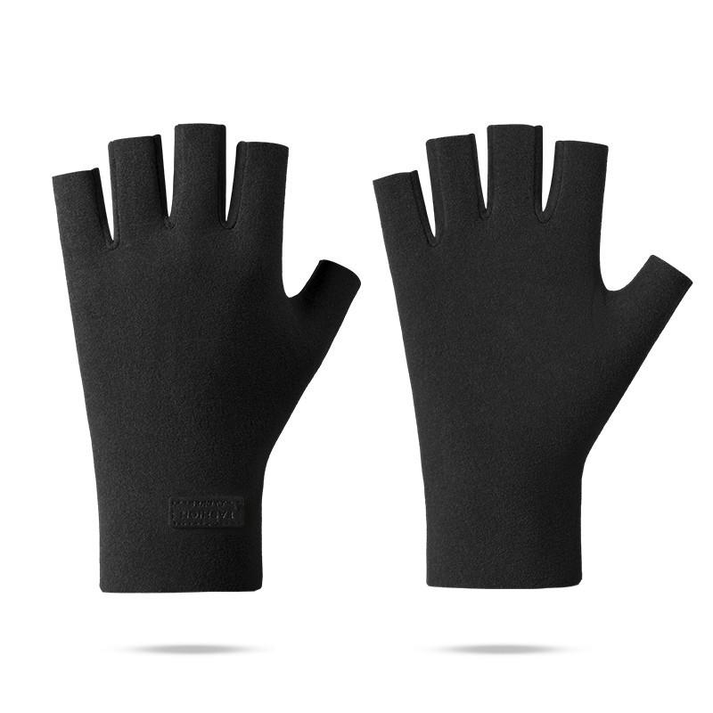 Warm Gloves Women's Autumn and Winter German Velvet Thin Windproof and Cold Leakage Finger Touch Screen Outdoor Sports Driving Cycling Gloves