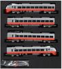 Greenmax N Gauge 30534 E653 Series Fresh Hitachi Orange Set and 4-Car (Motorized) (Painted Assembled)