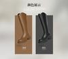 Bata slim boots women's 2024 winter shopping mall new slimming elastic long boots