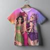 Kids T-shirt KPop Demon Hunters Crew Neck Cartoon Creative Colorful Fashionable Casual Print Girl T-shirt