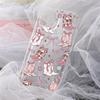 Розовый Чехол с Бантиком для IPhone 16 16E 15 14 13 12 11 Pro Max Для Iphone 16E XR XS 7 8 Plus Мягкий ТПУ Противоударный Прозрачный Чехол