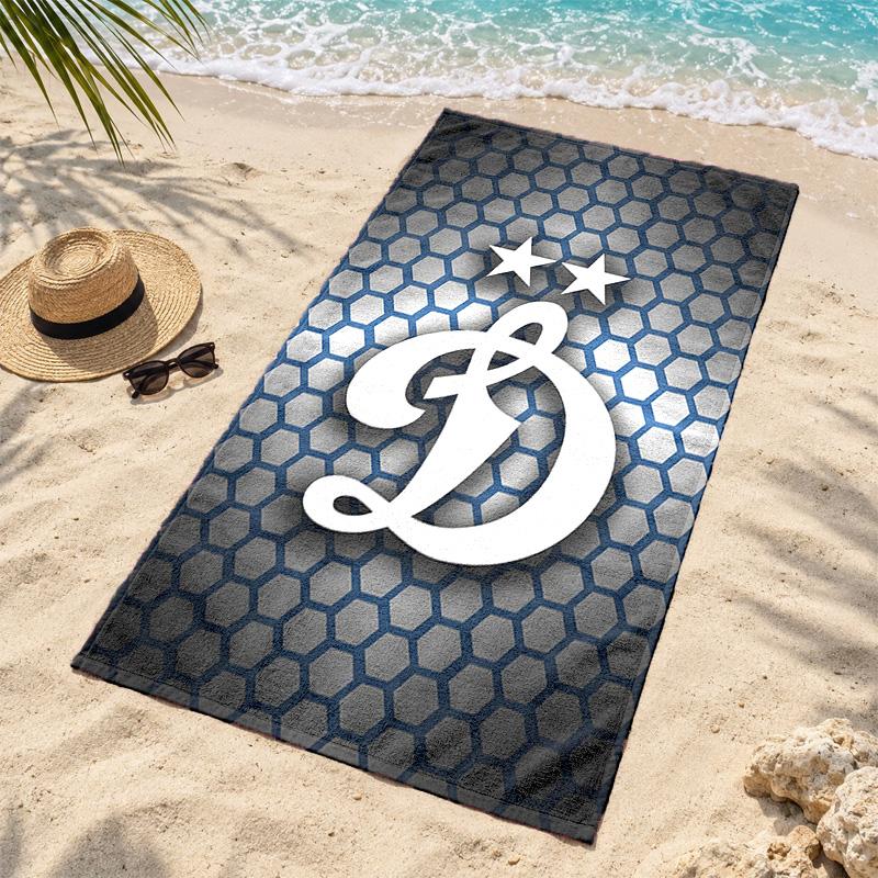 FC Dinamo Minsk Microfiber Beach Towel Quick Dry Sand Free Lightweight Beach Towels for Travel Swimming Camping