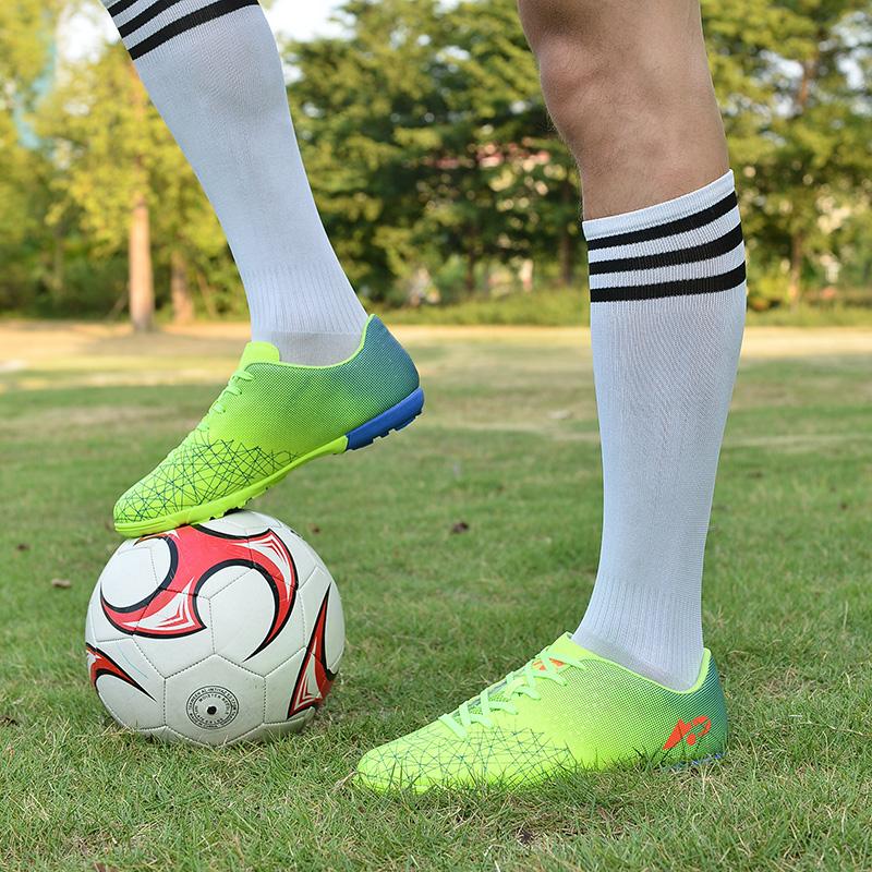 Молодежные футбольные бутсы с длинными шипами 32–45 лет для тренировок на открытом воздухе, мужские профессиональные футбольные бутсы для соревнований