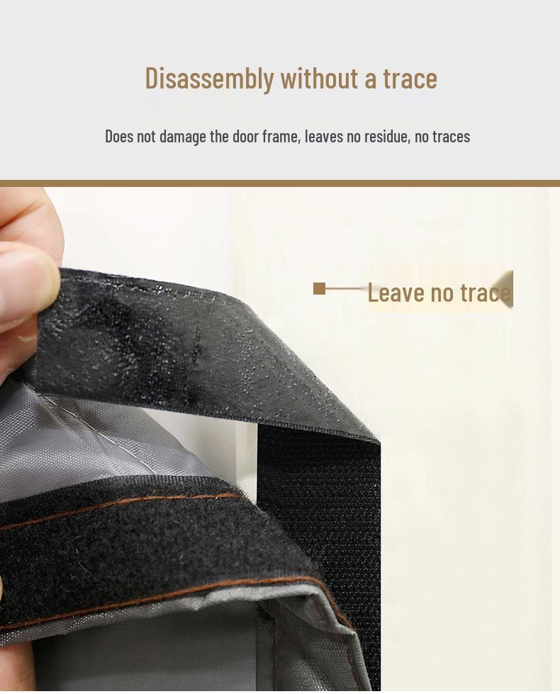 Утепленная зимняя хлопковая штора на дверь: Изолированный, Ветронепроницаемый, Звуконепроницаемый и Холодостойкий для Спальни