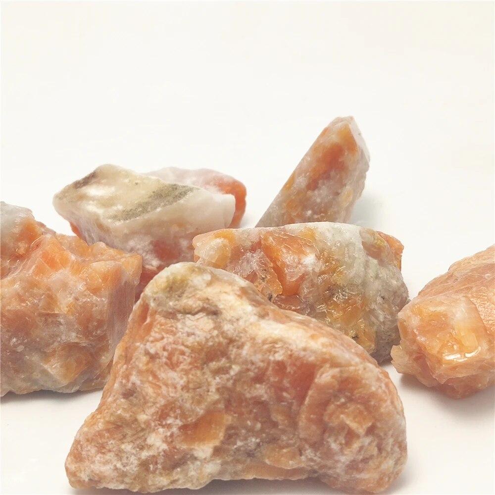 Natural Raw Sunstone Crystal Quartz Irregular Rough Mineral Specimen Reiki Healing Crystals Aroma Stone Collectible Decortio