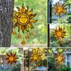 Sun Design Sun Catcher Acrylic Hanging Decoration Stained Glass Inspired Suncatcher